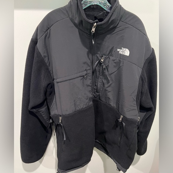 Men’s The North Face Black Denali Performance Fleece Jacket Full-Zip Size XL - Picture 1 of 15